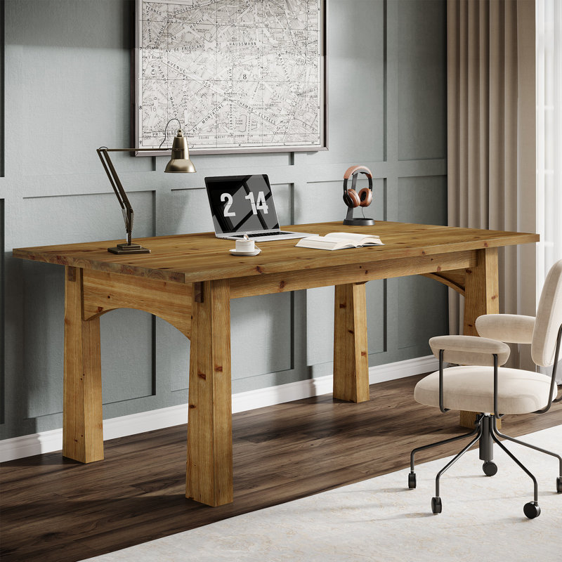 63 Inch Wood Desk