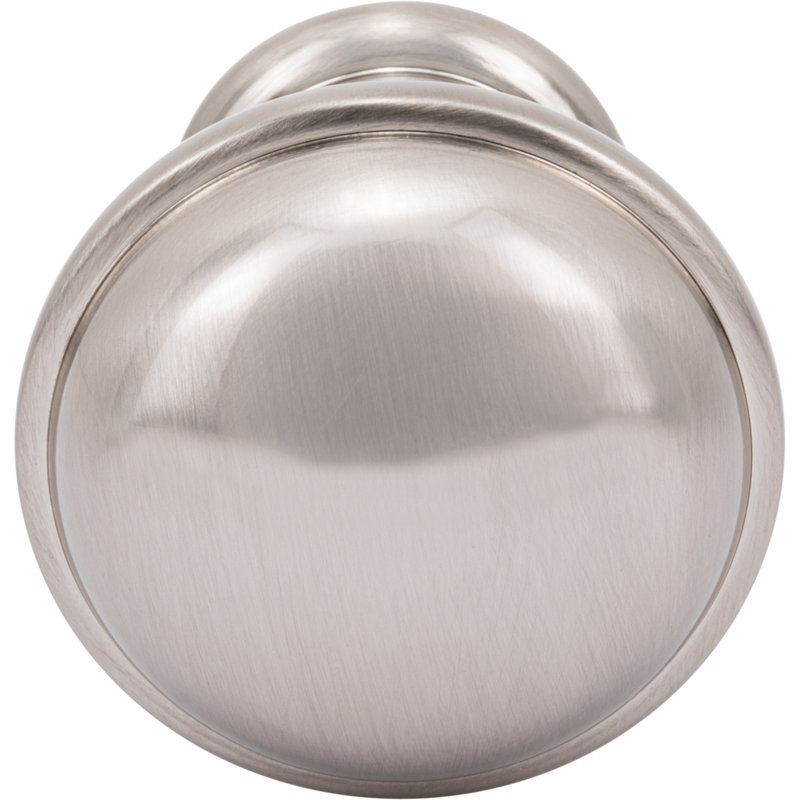Ronan Diameter Round Knob, 1 1/2", Brushed Satin Nickel