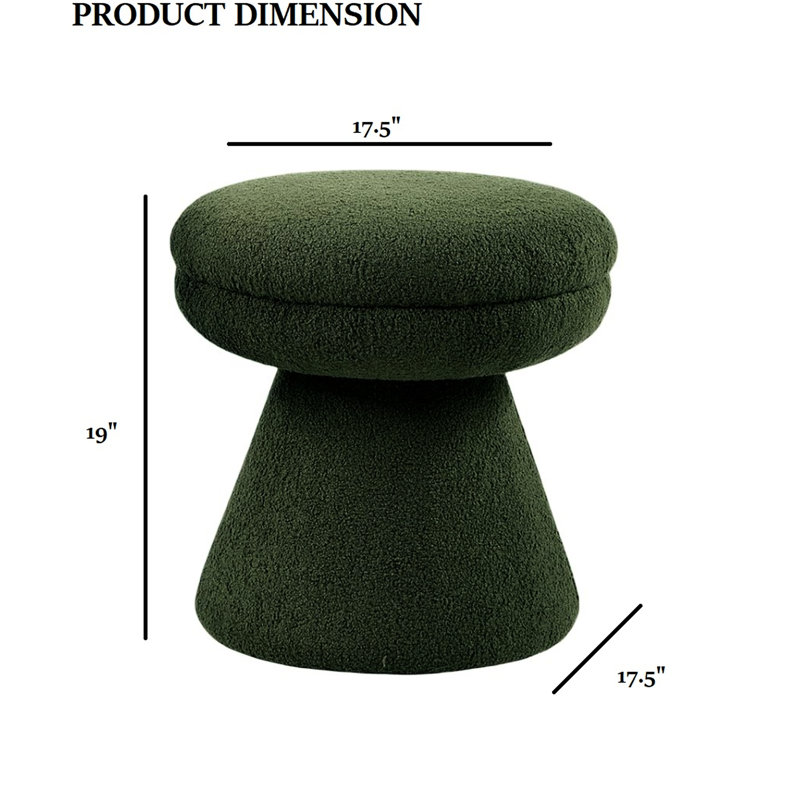 Tabouret d'appoint 1Pc, Vert