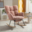 Chaise berçante en tissu Teddy-232034313