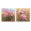 Pivoines dans le champ de blé III - décoration murale pivoines - art mural traditionnel 2 pièces-120426918-120426915-120426913