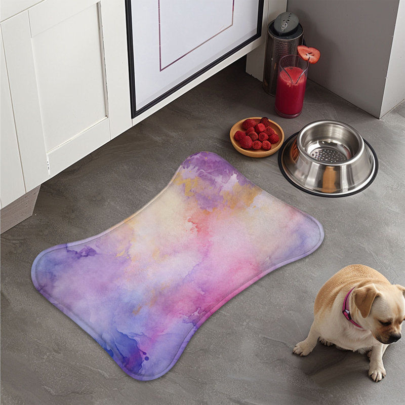 Motifs de cristal - Tapis d'alimentation en os 1 pièce, XL (18 po)