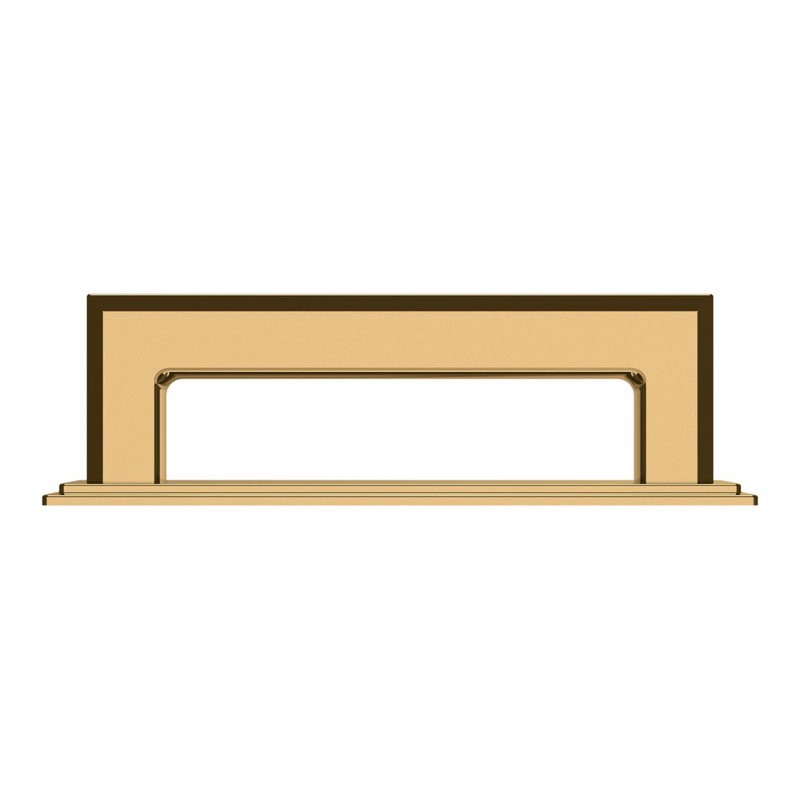 4940 Transitional Back Plate, Non-Lacquered Brass