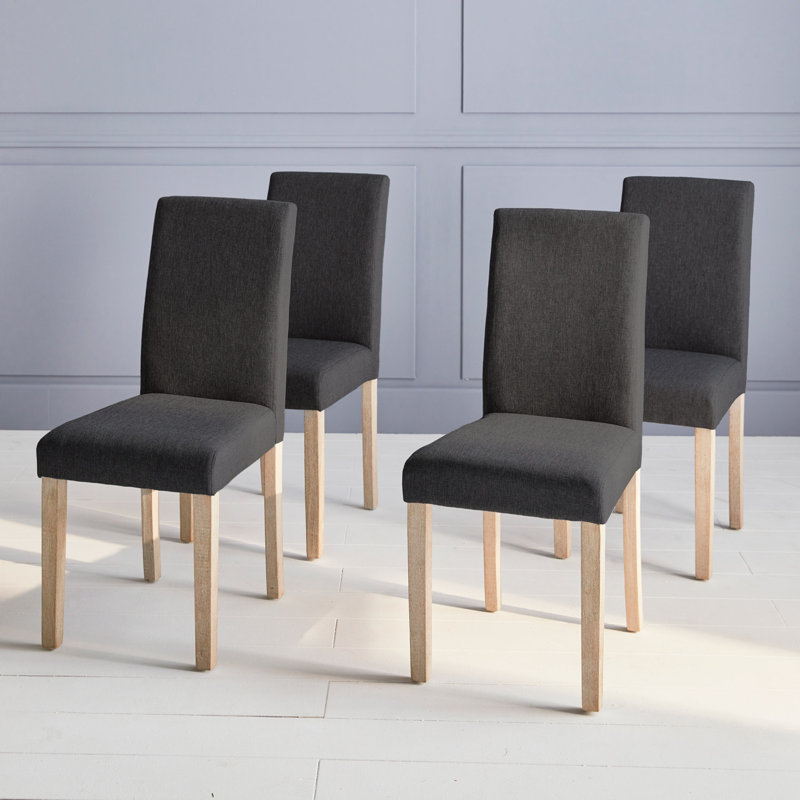 Gerde Upholstered Dining Chair, Charcoal Grey
