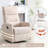 Manual Recliner Chair With Rocker And Swivel In Fabric For Living Room-1016963228