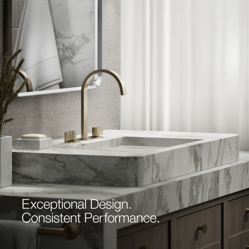 Components™ Bathroom Sink Spout with Ribbon Design, Bronze