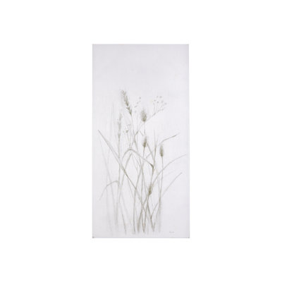 Growing Along The River I a Hand Embelished Textured Canvas