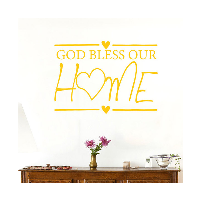 Wall Decal, Bright Yellow, Large