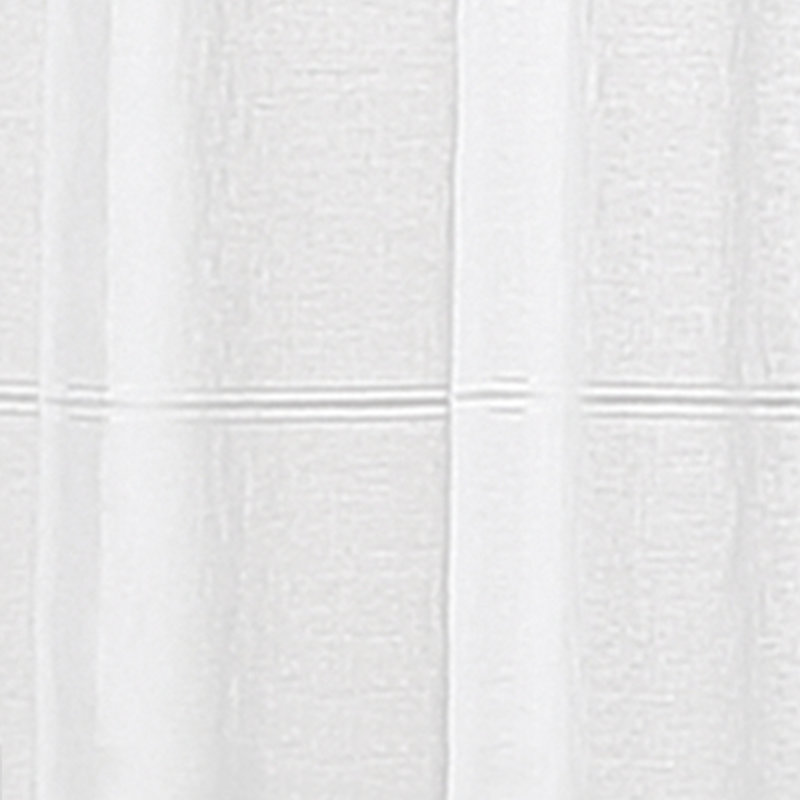 Delicate Striped Rod Pocket Curtain Panels, 50" W x 95" L, White