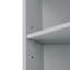 Armoire de salle de bain de coin peu encombrante | Conception à 2 portes avec tablettes réglables et rangement ouvert, solution de rangement haute polyvalente-1345763177-1357727266