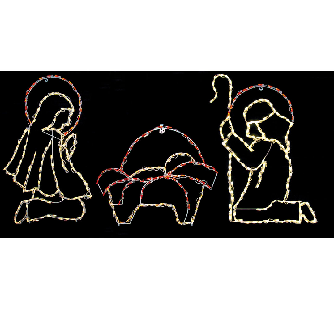 Nativity Scene LED Lighted Display Brite Ideas
