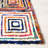 Anaheim Nantucket Hand Tufted Wool/Cotton Geometric Rug in Blue/Green/Orange-493745760