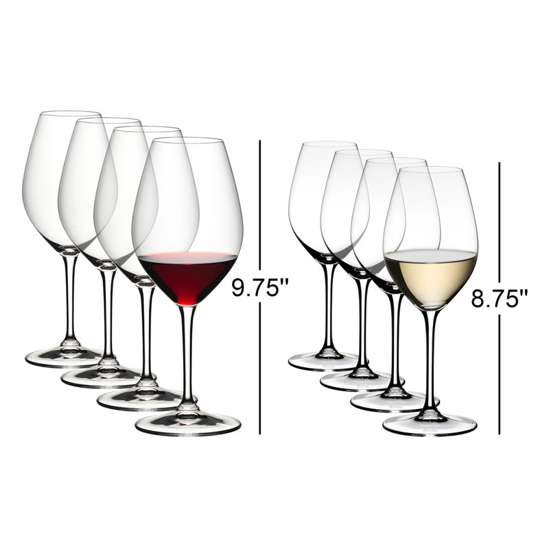 RIEDEL Wine-Friendly Wine Glasses Set