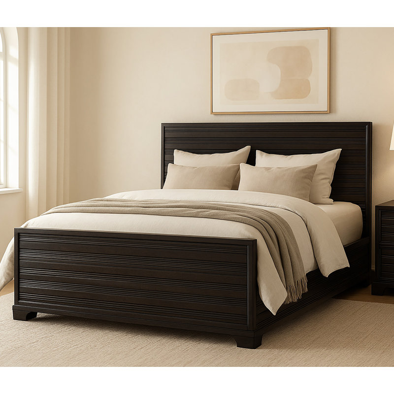 Lit Carmenita dans un ombre riche - grand, Grand lit, Brun