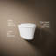 Veil Wall-Hung Compact Elongated Toilet, Dual-Flush-88262295
