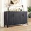 Starlight 4-Door Accent Cabinet, Buffet Cabinet Sideboard For Kitchen Dining Room-2077687342