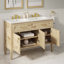 Ensemble de meuble-lavabo double 48 po Elysian