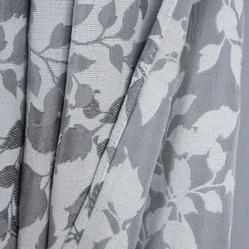 Brent Jacq Grom Panel 84" Taupe, Argent argent
