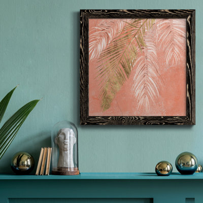 Toile encadrée Golden Palms I-Premium - prête à être accrochée