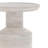 Haynes 16"W Solid Mango Wood Round Boho Accent Table with Sculptural Design-1472184751