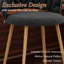Tabouret de comptoir rembourré avec structure en métal-1360632831-1360632824