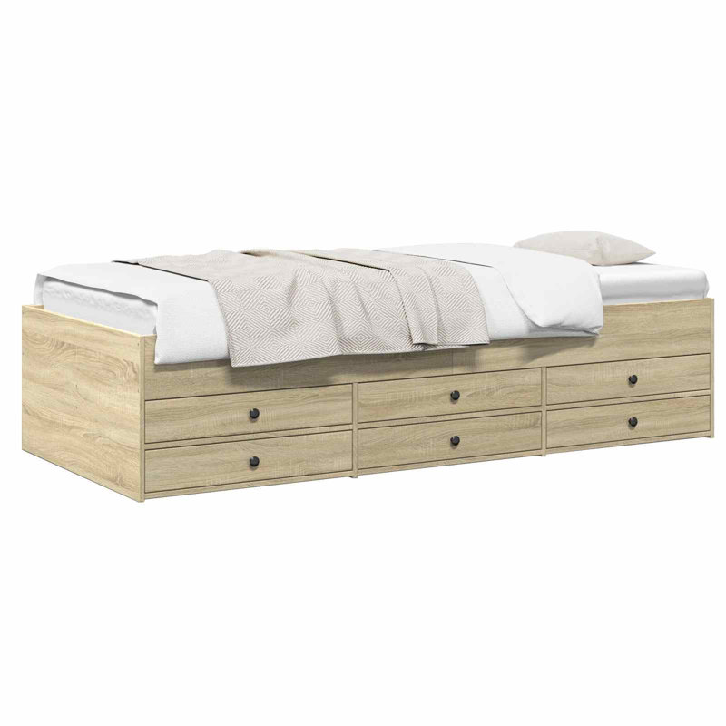 Bed Frame, Sonoma Oak
