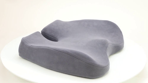 Mind Reader Office Chair Cushion, Ergonomic, Orthopedic, Portable, Car  Seat, Memory Foam, 18.25 L x 15.5 W x 4 H, Gray