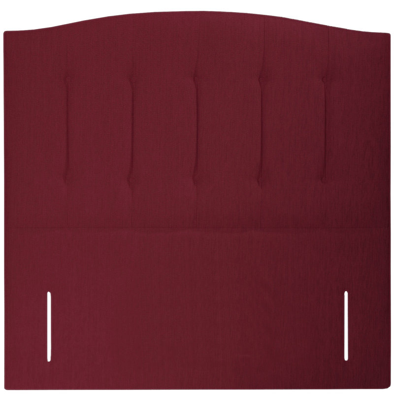 Porta Upholstered Headboard, Maroon, Double (4'6), Chenille