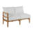 Santa Barbara Teak Left Arm Facing - Natural Teak-48656617-62363235-63326033