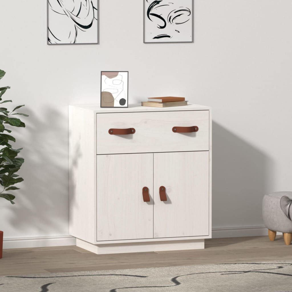 Sideboard Kayvion aus Massivholz 66 cm