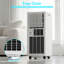 Climatiseur portatif 8-en-1 8000 Btu - Refroidissement sans drainage, ventilateur, déshumidificateur, mode veille, minuterie 24H, télécommande et ensembles de fenêtre inclus-126148044