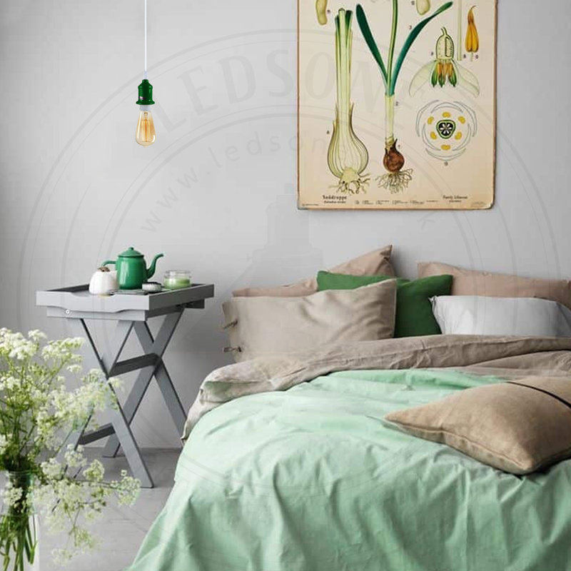 Iymona 6 - Light Single Pendant, Green