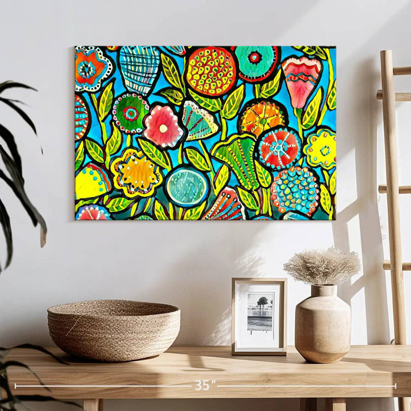 Avery Fun Colourful Floral Pattern, 16" H x 24" W