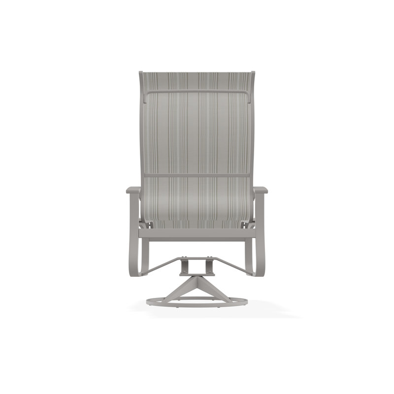 Belle Isle Outdoor Dining Chair, Harbor, Warm Gray
