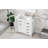35.98 " W Free Standing Wall Mounted 1 Single Vanity Bathroom Vanity With Top-93568763