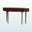 Console ovale 2 tiroirs Leyna