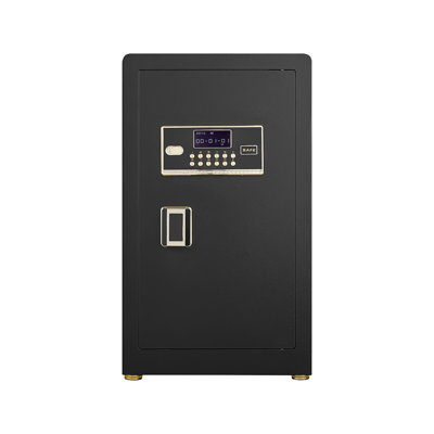 Coffre-fort de sécurité électronique en acier avec alerte intelligente, serrure numérique, tablette amovible et fonction de mise en sourdine pour les documents et les objets de valeur.