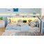 Base de lit en forme de L pour enfants, lit d'angle avec rangement latéral Montessori, station de charge et lumière DEL (sans matelas)-132915820-132915821
