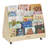 ECR4Kids Double-Sided Mobile Book Display, Classroom Bookshelf-106886384