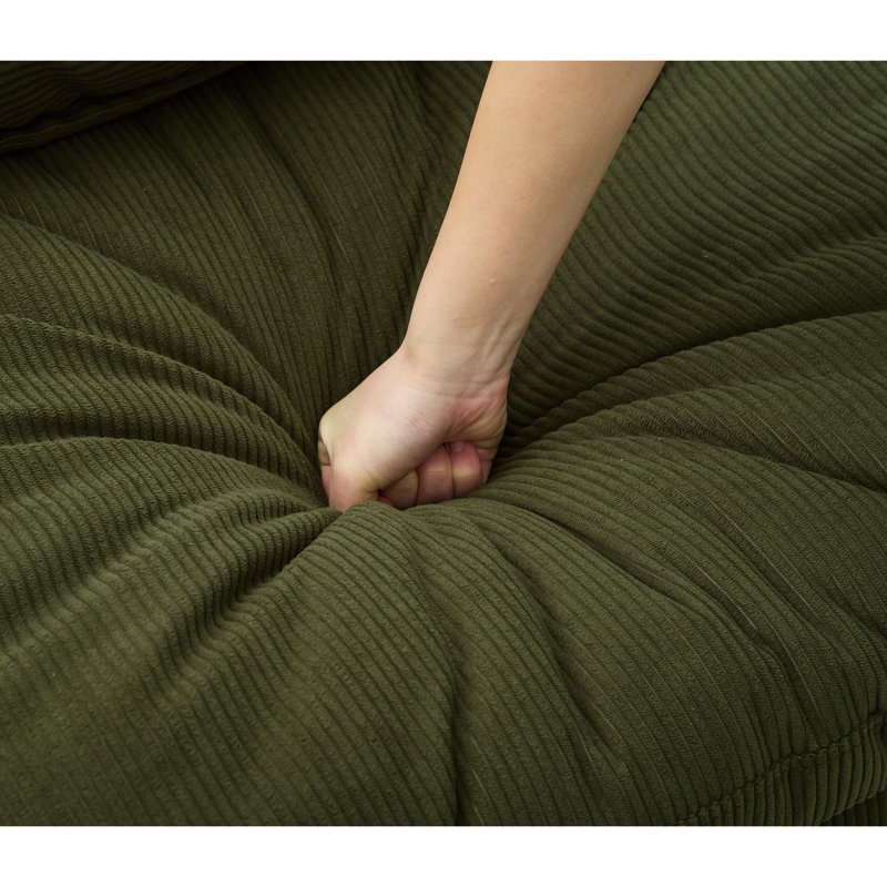 Armrest- 2 , Modular, Corduroy Material, Diy Settings, With Lumbar And Neck Pillows For Relaxation Modular No Armrest Design, Fabric, Versions, Pillow