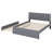 Gosdantin Teddy Fleece Upholstered Platform Bed with Trundle-449317960-449317963