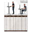 Bureau debout électrique de qualité supérieure - L 55 po x l 27,5 po-55197679