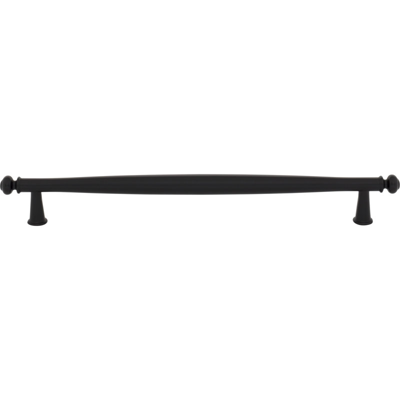 Coddington Bar Pull, Flat Black, 8 13/16" Center To Center