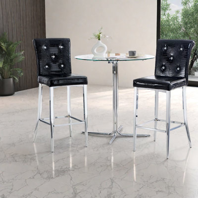 Modern Dining Table Sets(must Include Both Table And Chair), Glass Bar Set