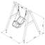 AXI Material: Wood, Plastic Swing Set with 1 Swing(s)-97905945