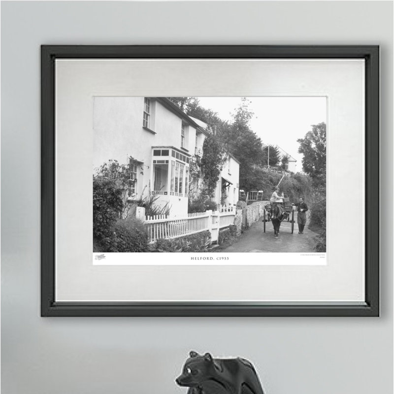 Helford, C1955 - Single Picture Frame Print, 40cm H x 50cm W x 2.3cm D