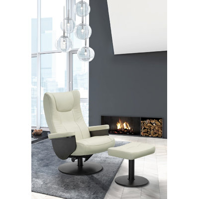 Upholstered Swivel Recliner