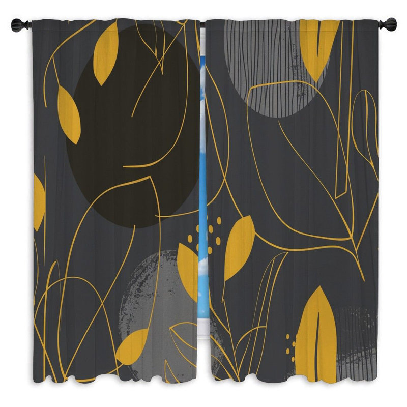 Paire de rideaux obscurcissant Javaraus, L 40 po x L 52 po