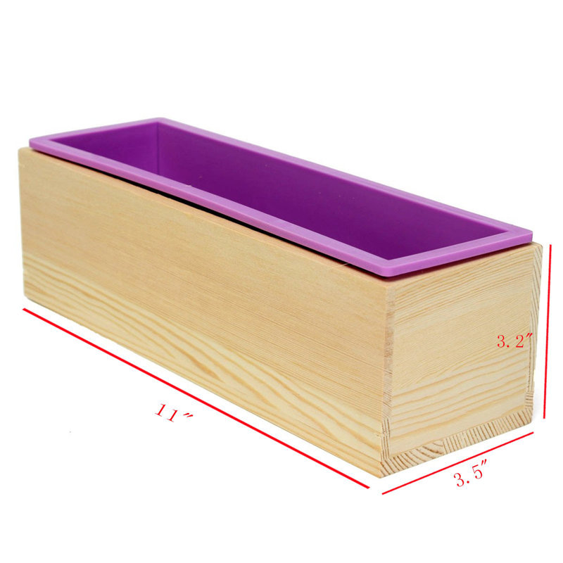 Flexible Rectangular Soap Silicone Mold