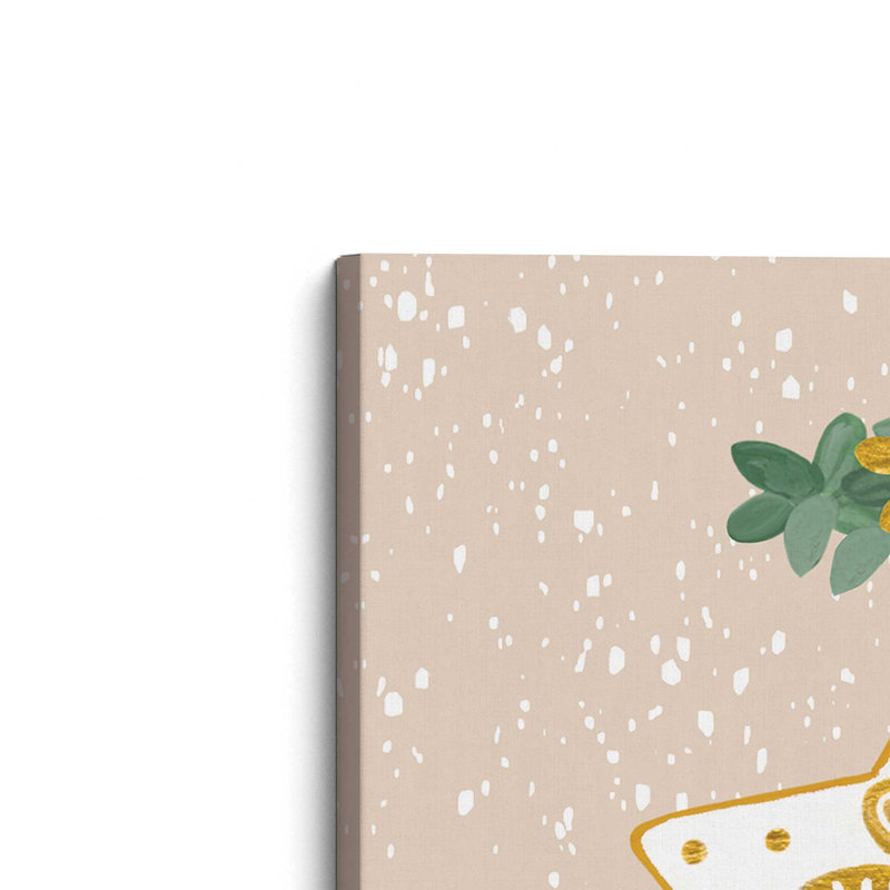 «Snowy Joy Ornament» par Annie Lapoint, reproduction d'art, Toile non encadrée, L 20 po x H 20 po, Ne s’applique pas